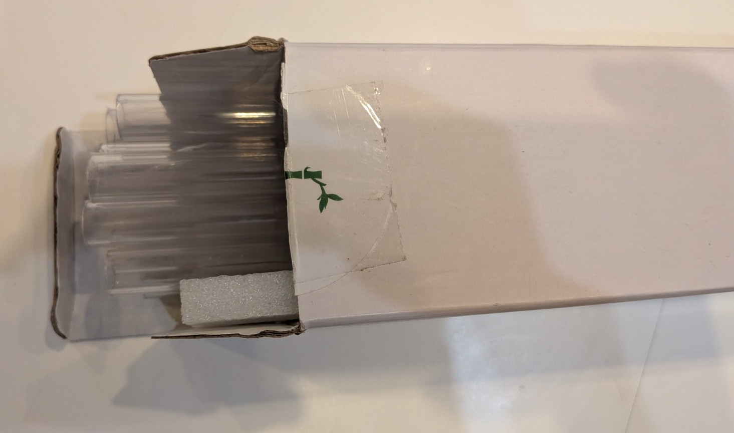 Dracaena.io 12 Pack PETG Hard Tubing – 14mm OD 10mm Clear