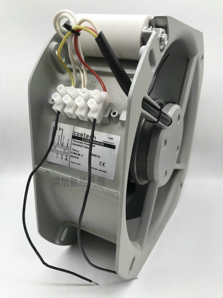 COSTECH C22S12HKBD00 115V is a high temperature resistant cooling fan
