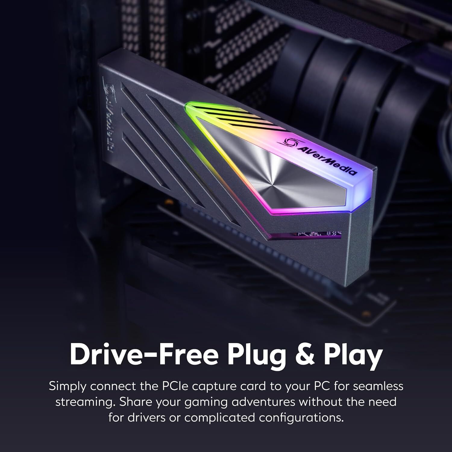 AVerMedia GC575 HDMI Capture Card ,Live Gamer 4K 2.1 PCIe 4K60