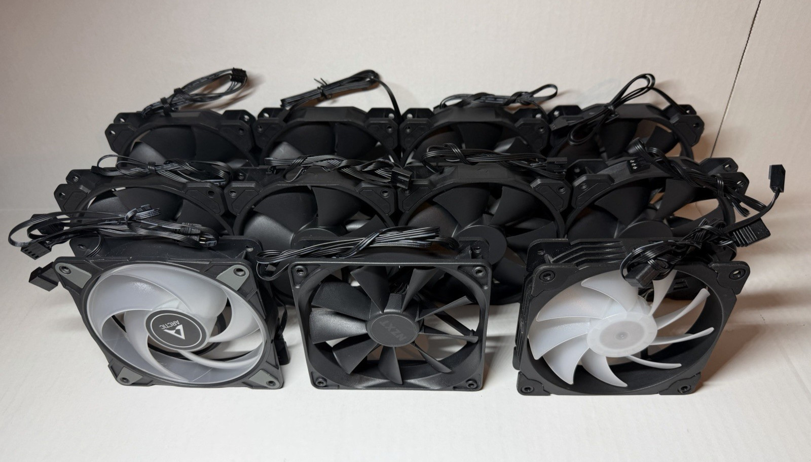 Corsair RWF0049/RWF0050, NZXT, Vetroo and Artic RGB Case Fans – 120 MM – 11 Fans