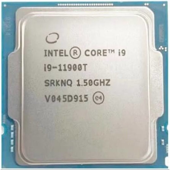 Intel Core I9 Gen 11 I9-11900T 4.80GHz Rocket Lake SRKNQ FCLGA1200 CPU processor