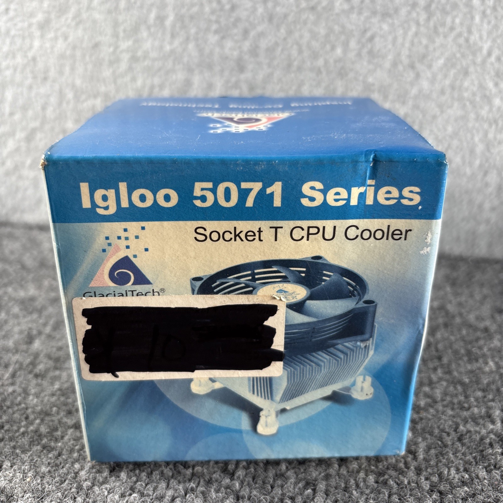 GlacialTech Igloo 5071 Silent CPU Cooler Intel LGA775 Socket T Fan Heatsink NOS