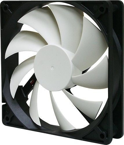 LOT OF PC FANS 120mm GaminG PC Computer Case Cooling Fan BLACK/WHITE FAN BLADES