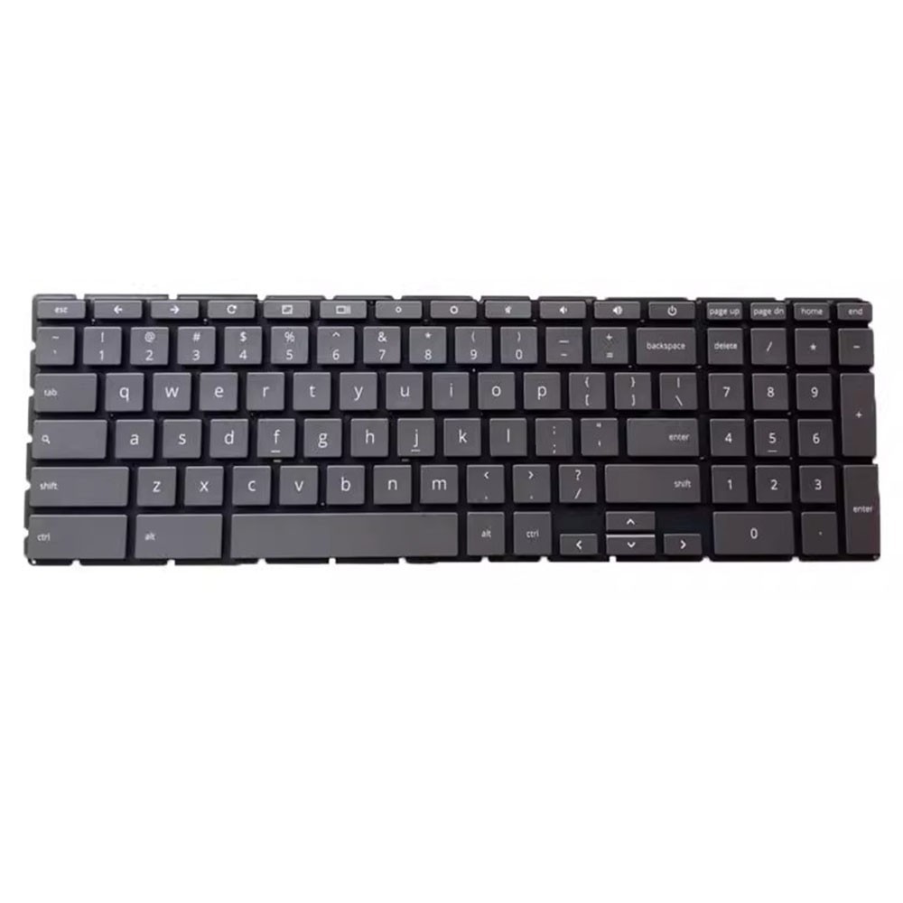 Keyboard For HP Chromebook 15-DE0000 with backlit United States US Gray New