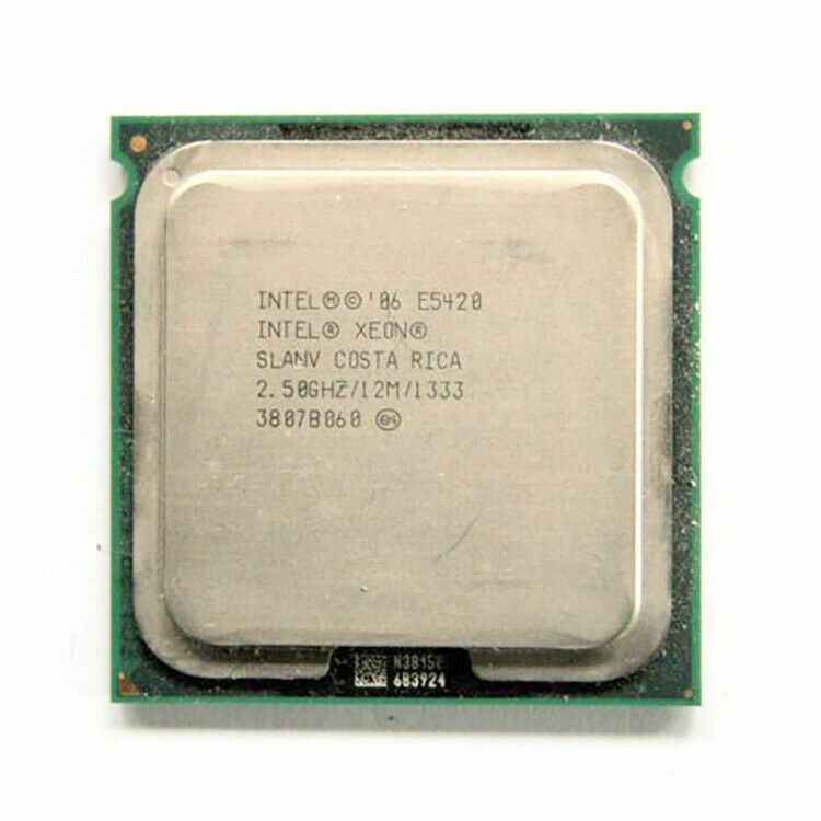 Intel Xeon E5420 CPU Quad-Core 2.5GBz 12MB 1333Mhz SLANV LGA771 Processor