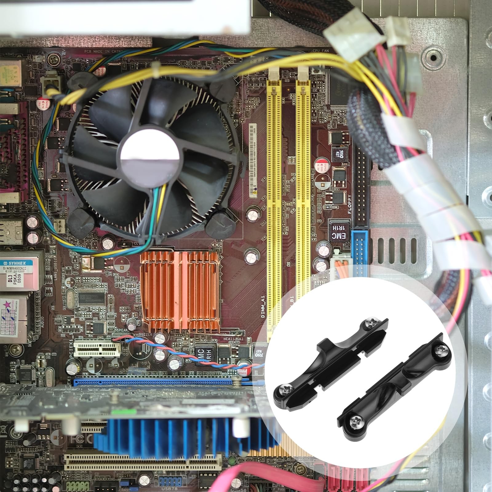 CPU Fan Bracket for AM4 Backplate, 2 Pairs Set with Screwdriver…
