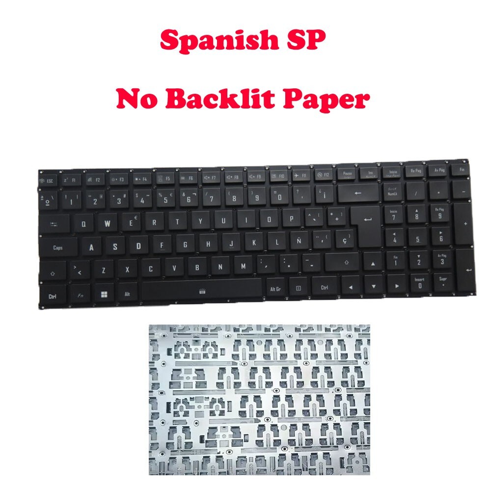 Laptop No Backlit Keyboard For Gigabyte For AORUS 17X XES YES Spanish SP New