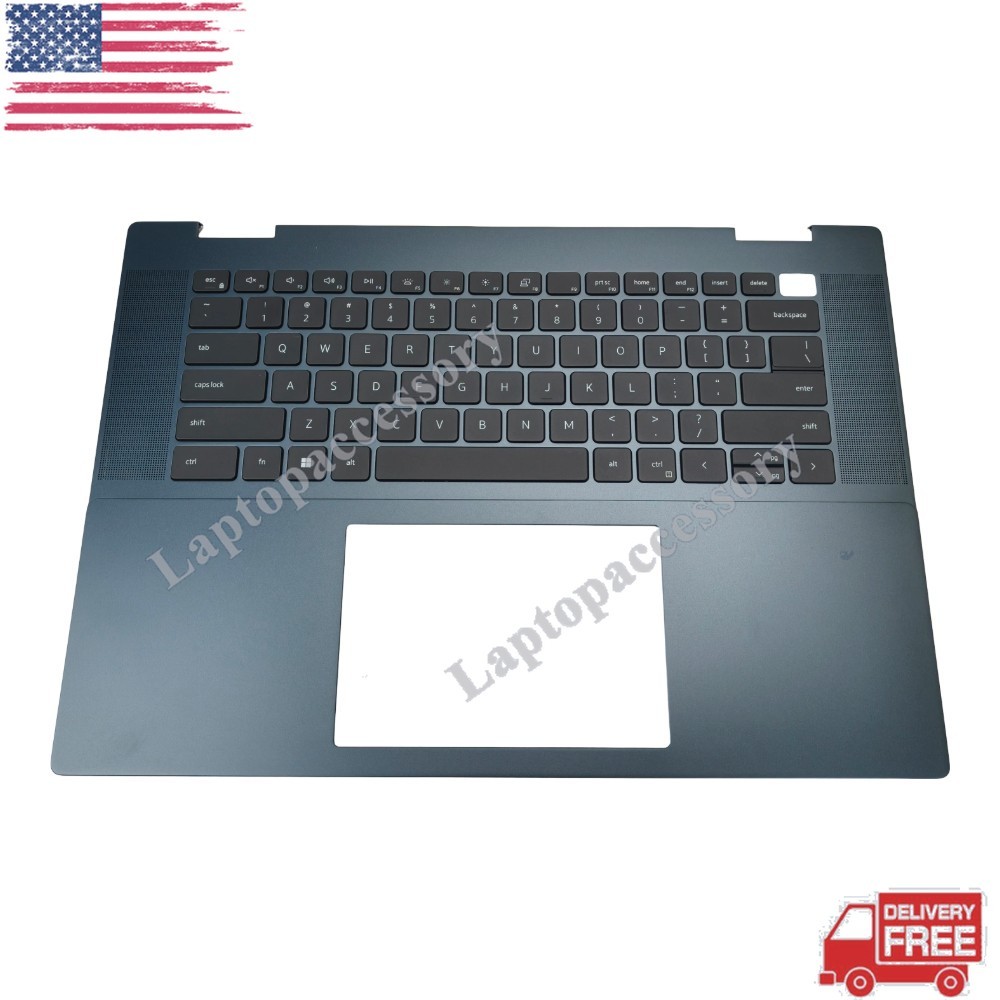For Dell Inspiron 16 plus 7630 7635 2-in-1 Palmrest W/Backlit Keyboard 028XNN