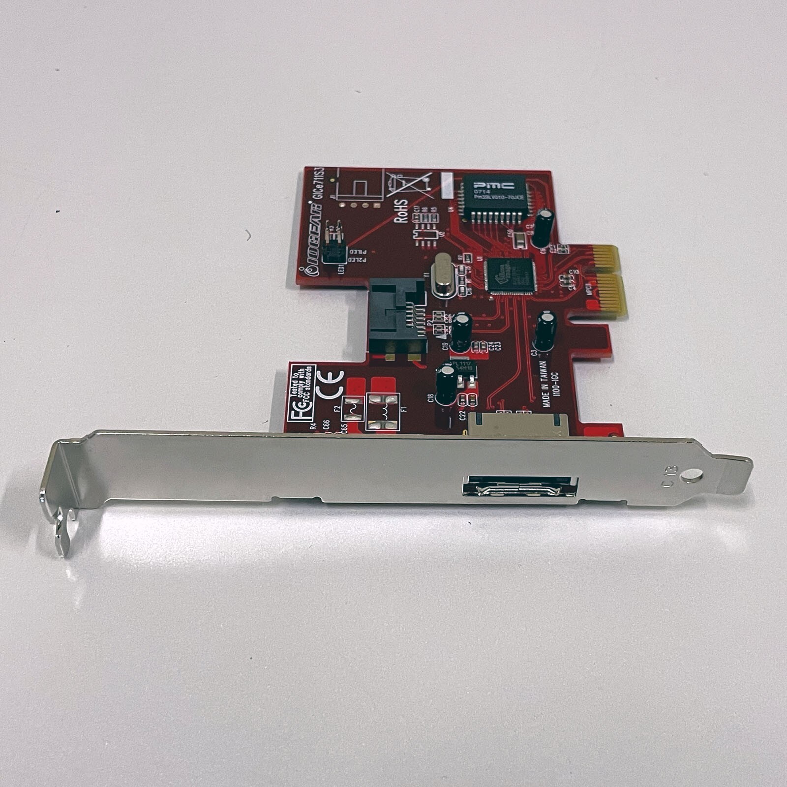 IOGEAR eSATA 3Gbps – External 1-port, Internal 1-port SATA PCI-E Card GICe711S3