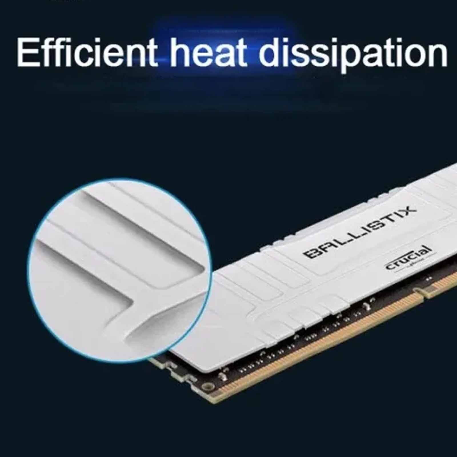 3200 MHz Crucial Ballistix DDR4 32GB(2×16GB) RAM Desktop Memory DIMM 288PIN Lot