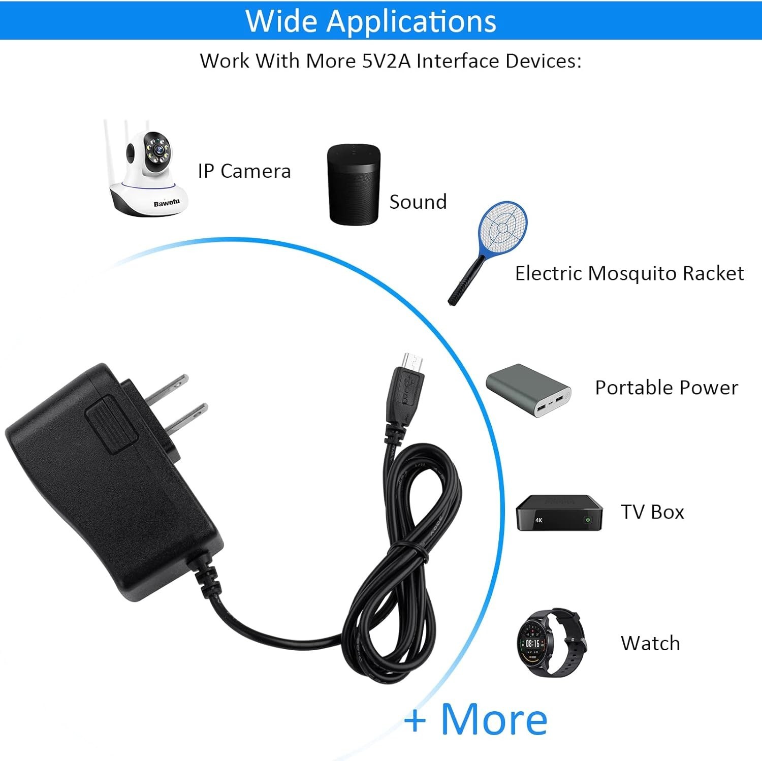 Universal 5V 2A Micro USB Power Adapter – Reliable and Portable Charging