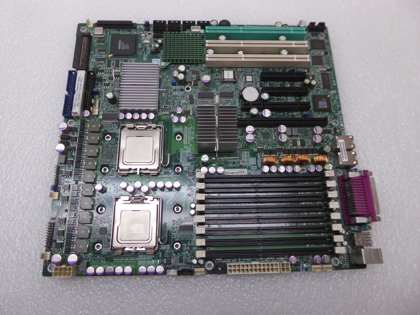 Supermicro X7DB8 Motherboard 2x Xeon E5420 I/O Shield Plate