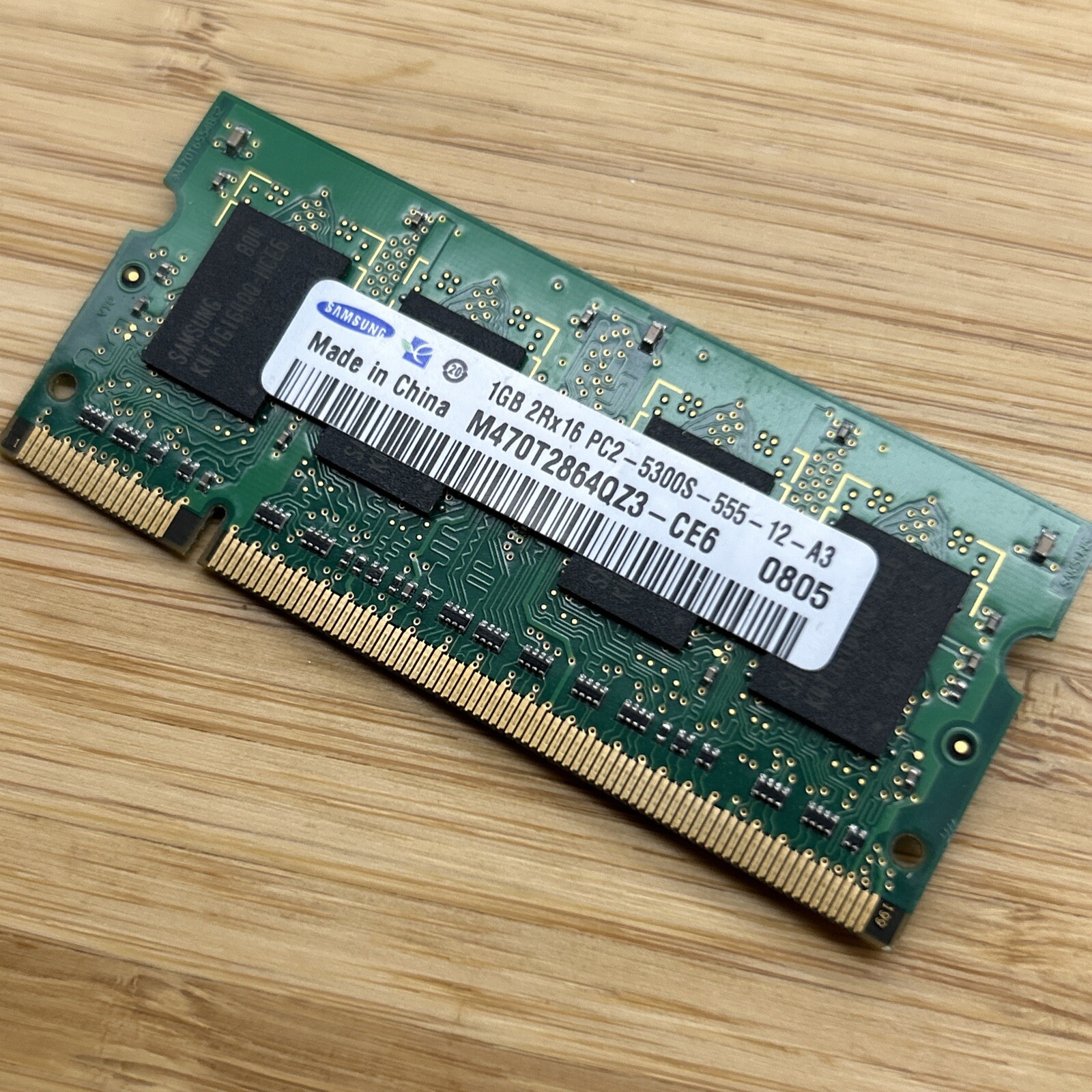 1GB PC2-5300s PC5300 DDR2 2Rx16 So-Dimm 200pin Laptop Memory 667mhz
