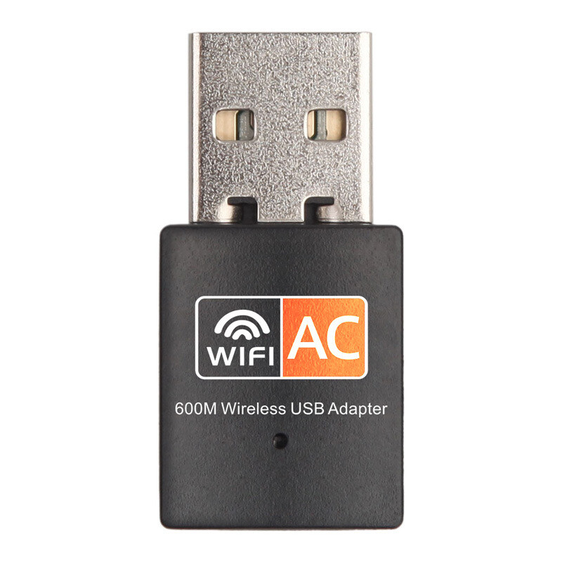Mini Dual Band USB WiFi 600Mbps Wireless Adapter Network Card 2.4/5GHz 802.11 AC