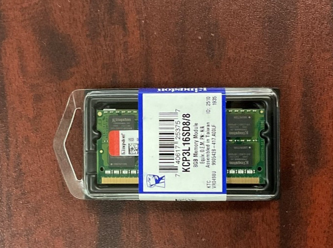 (LOT OF 50) 8GB 2RX8 PC3L-12800S (DDR3-1600) SO-DIMM Kingston KCP3L16SD8/8 New