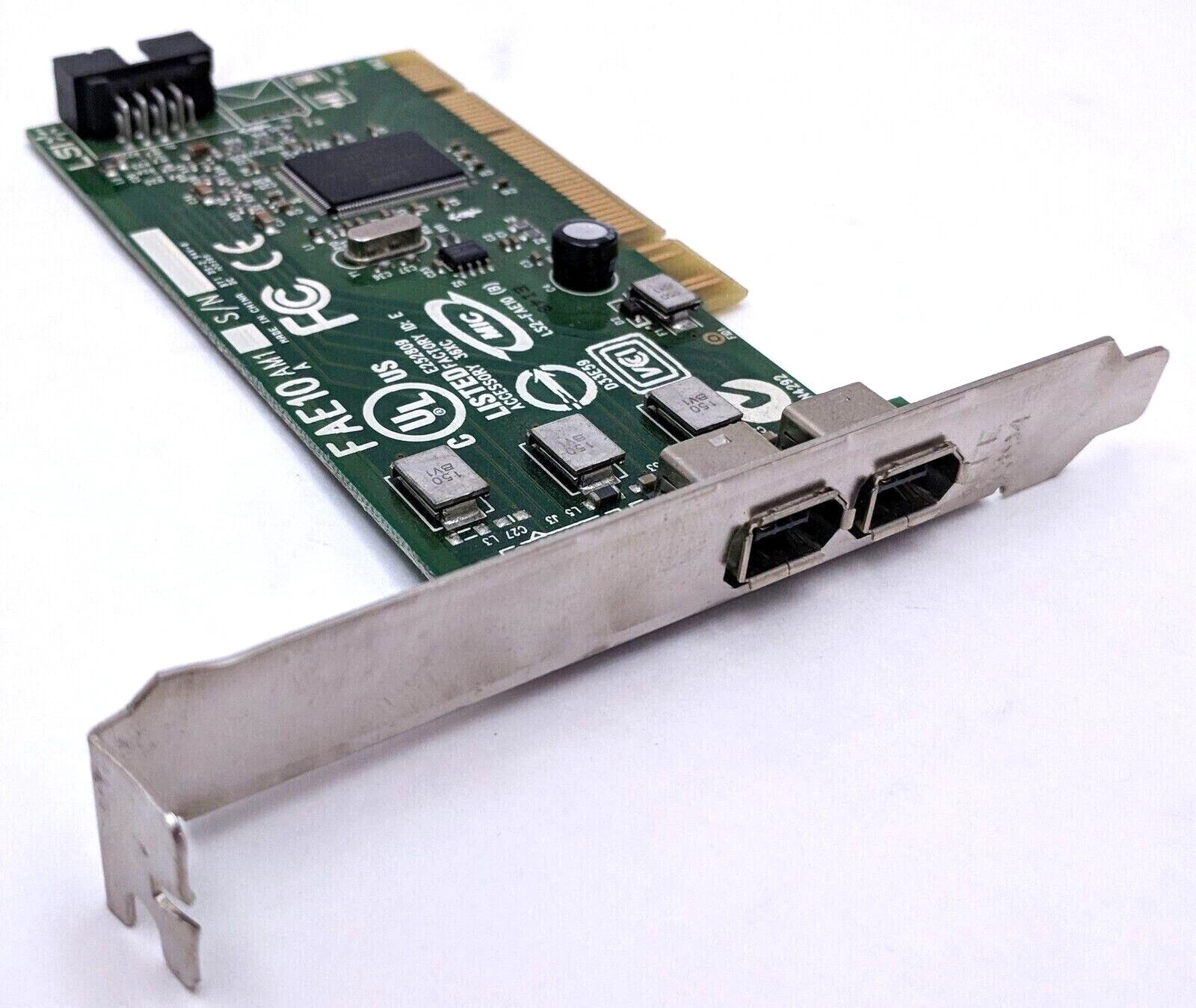 TESTED FAST SHIP OUT Dell PCI Dual Port IEEE-1394 Desktop Firewire Card H924H