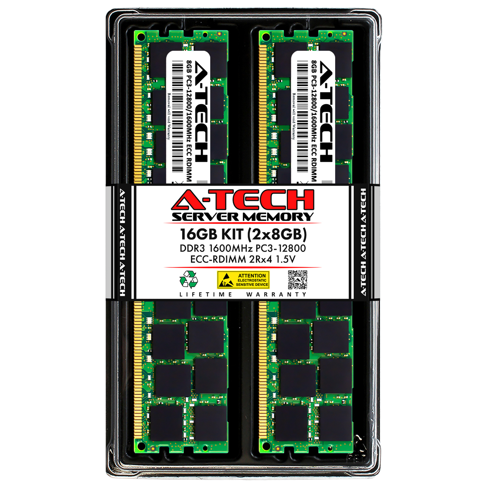 16GB 2x 8GB PC3-12800R RDIMM ASUS RS500-E6/PS4 Memory RAM