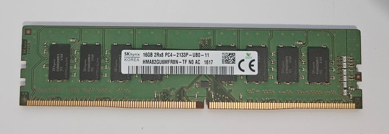 SK Hynix 16GB 2Rx8 PC4-2133P-UB0-11 DESKTOP RAM
