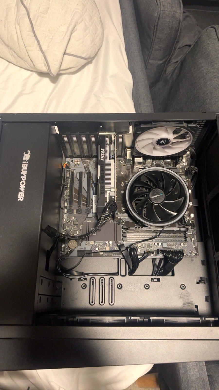 iBUYPOWER I-Series Black ATX Mid Tower Case, Tempered Glass, USB-C Ports