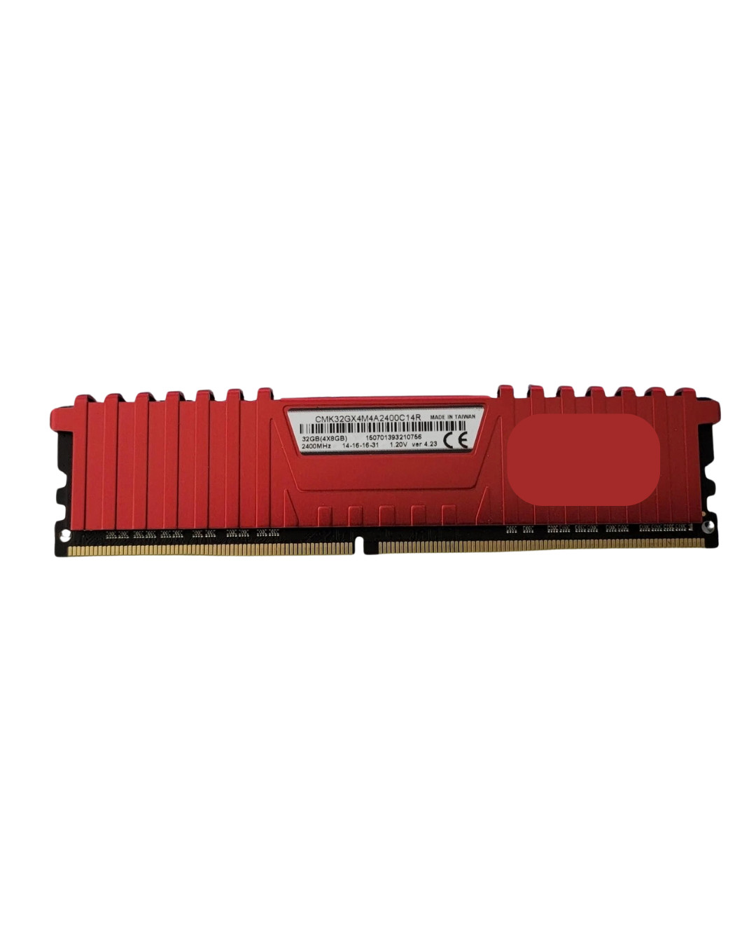 Corsair CMK32GX4M4A2400C14 DDR4 8GB (1x8GB) UDIMM Desktop Memory 2400MHz