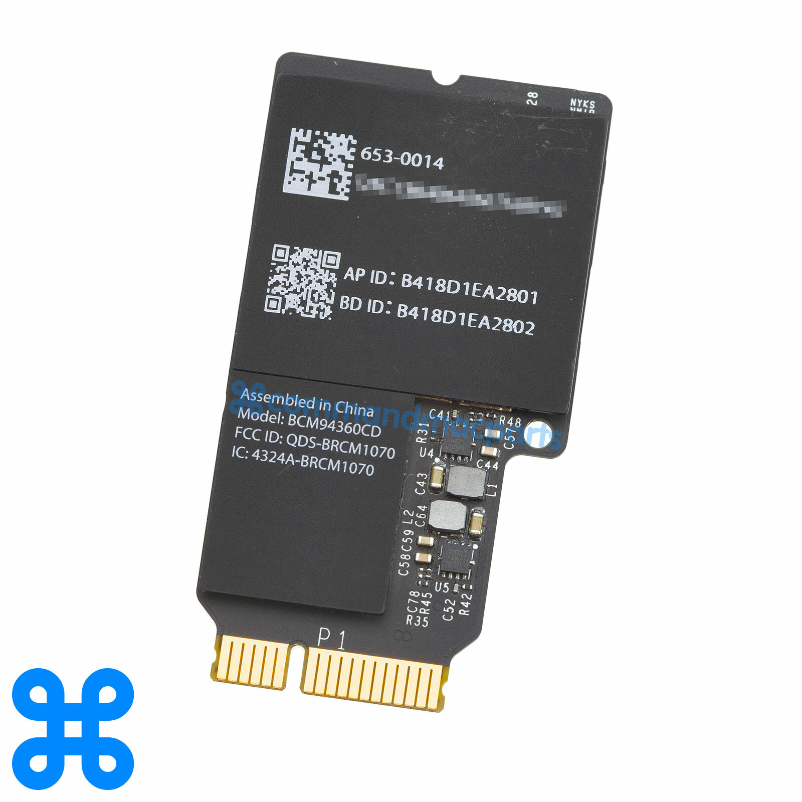 AIRPORT WIFI/BLUETOOTH CARD – iMac 21.5 A1418, 27 A1419, Mac Pro A1481 2013,2014