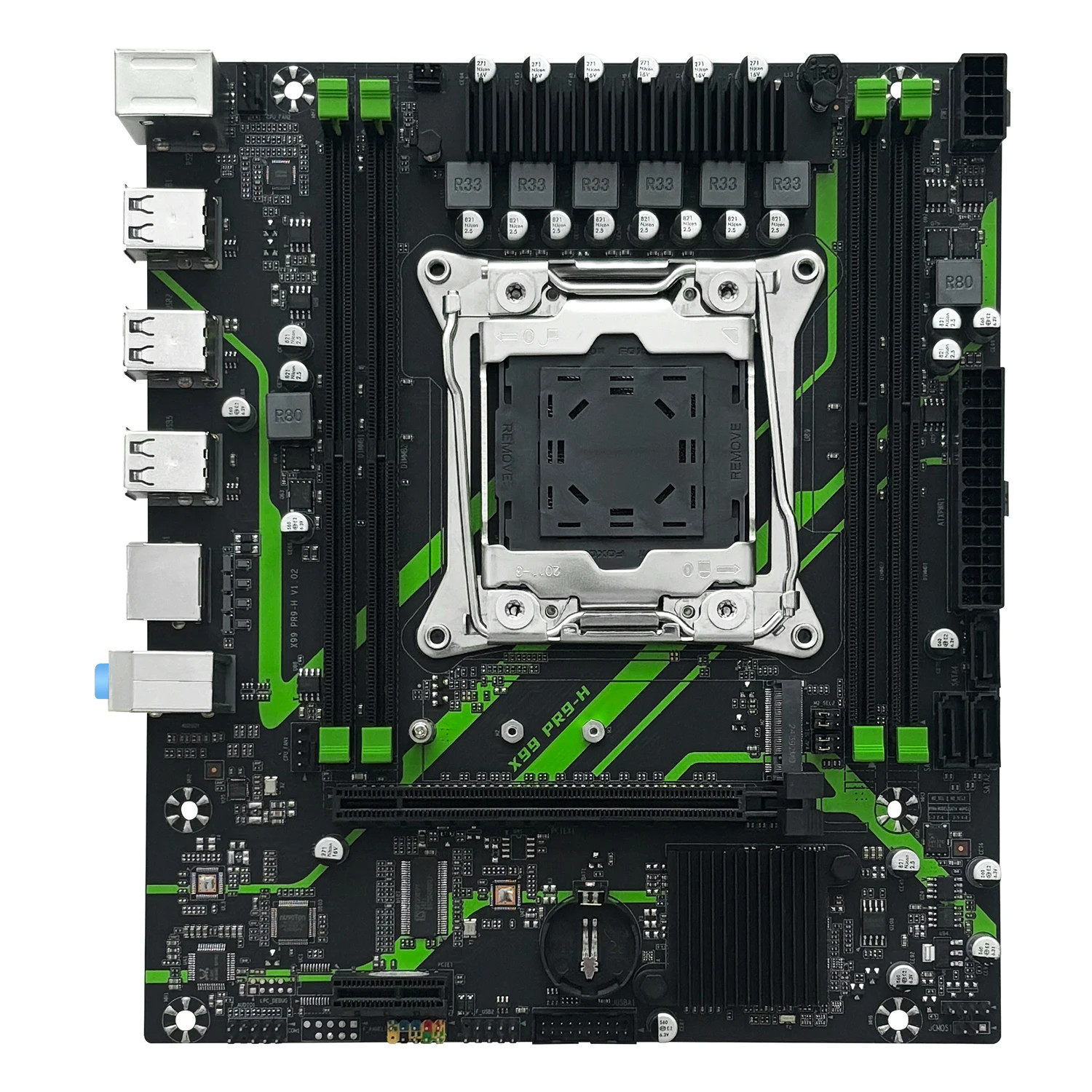 PR9-H X99 Motherboard LGA 2011-3 Set Combo Optional Xeon E5 2670 V3 CPU Process