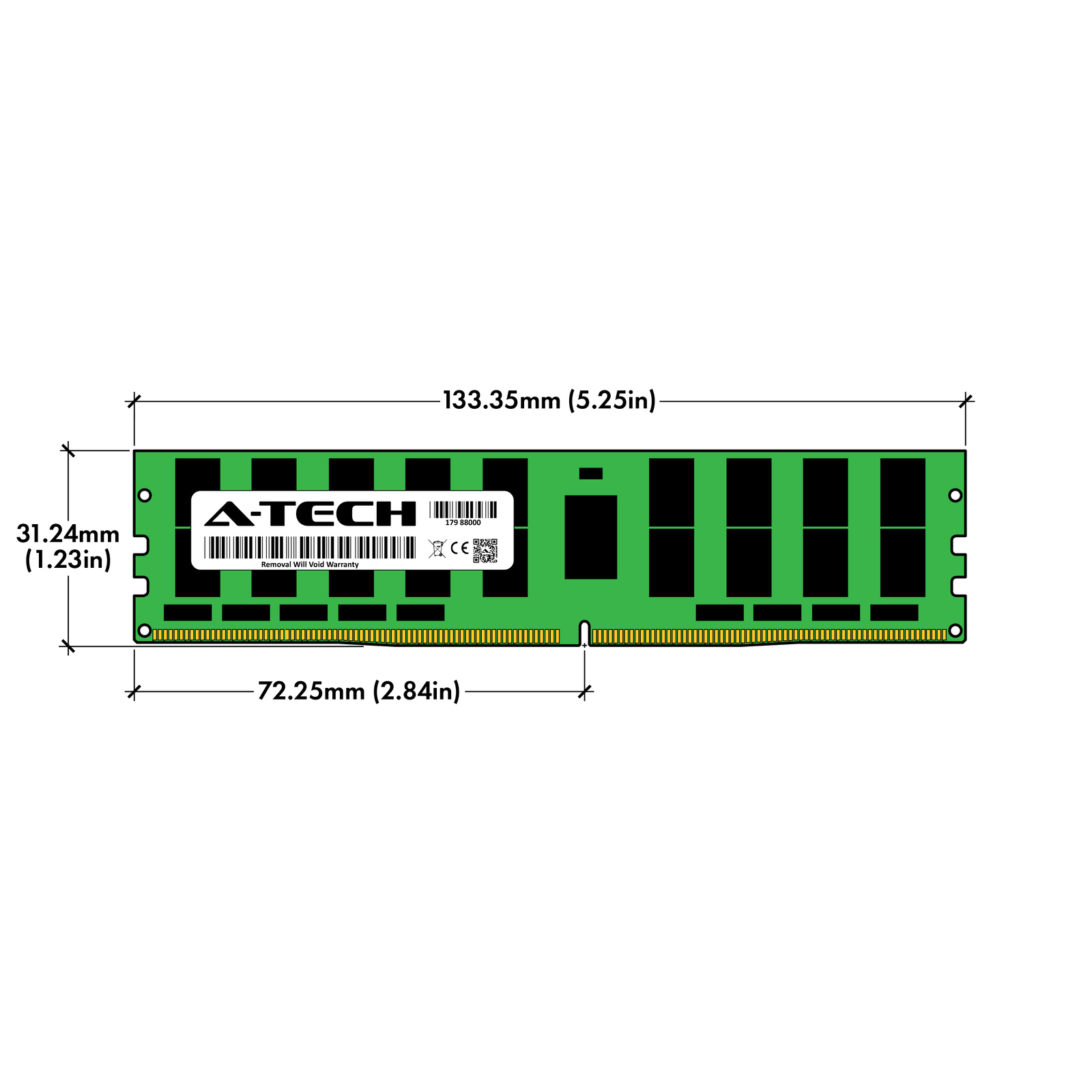 128GB 2x 64GB PC4-2400 LRDIMM ASUS RS540-E8-RS36-ECP RS700-E8-RS8 V2 Memory RAM