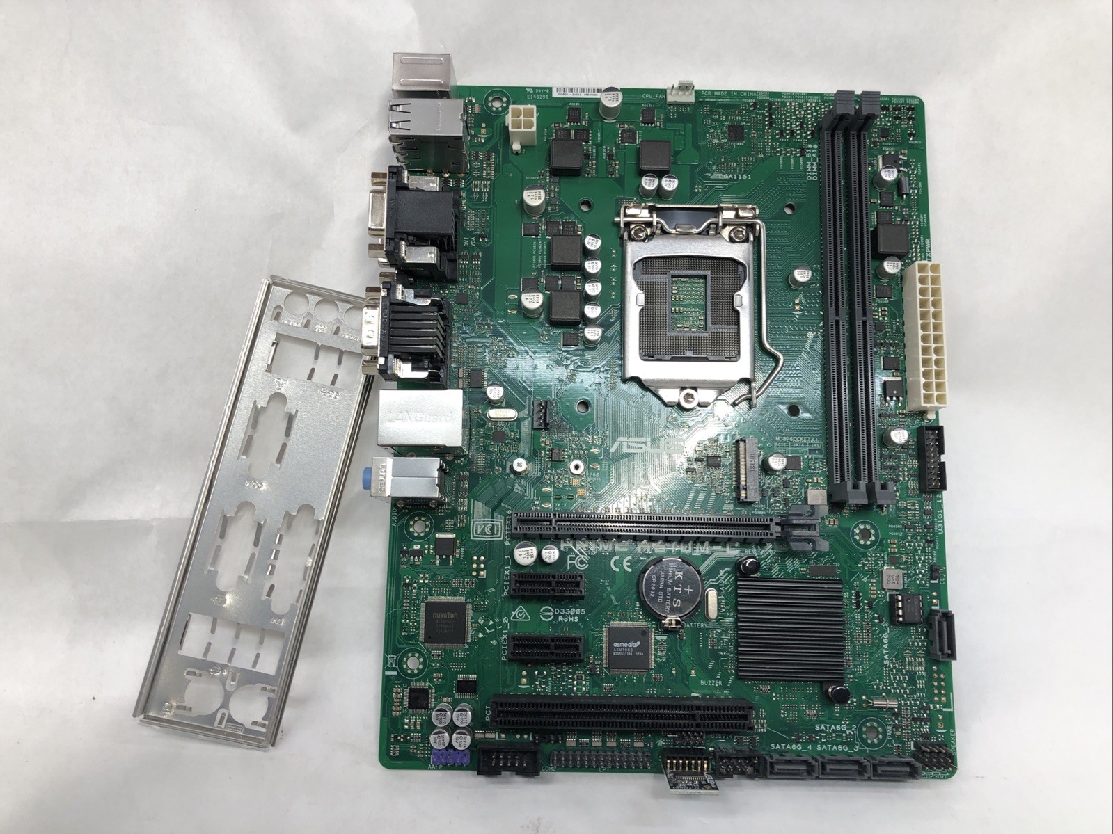 ASUS PRIME H310M-C DDR4 DVI+VGA PS2 Rev 1.0 Motherboard Tested Working