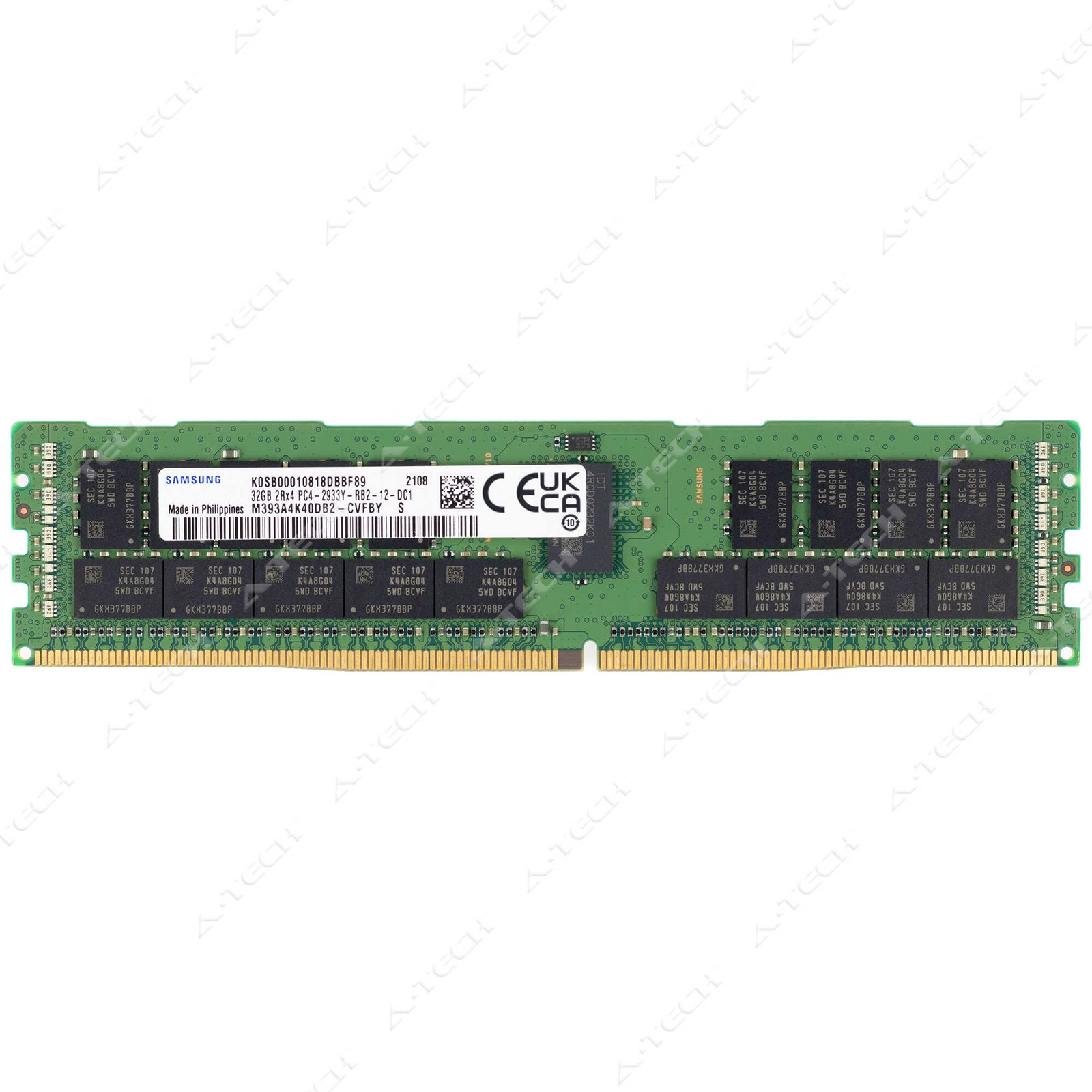 Samsung 32GB DDR4 2933MHz PC4-23400 ECC RDIMM Server Memory RAM M393A4K40DB2-CVF