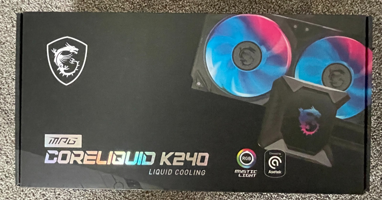 MSI MPG CoreLiquid K240 Water Cooling Kit