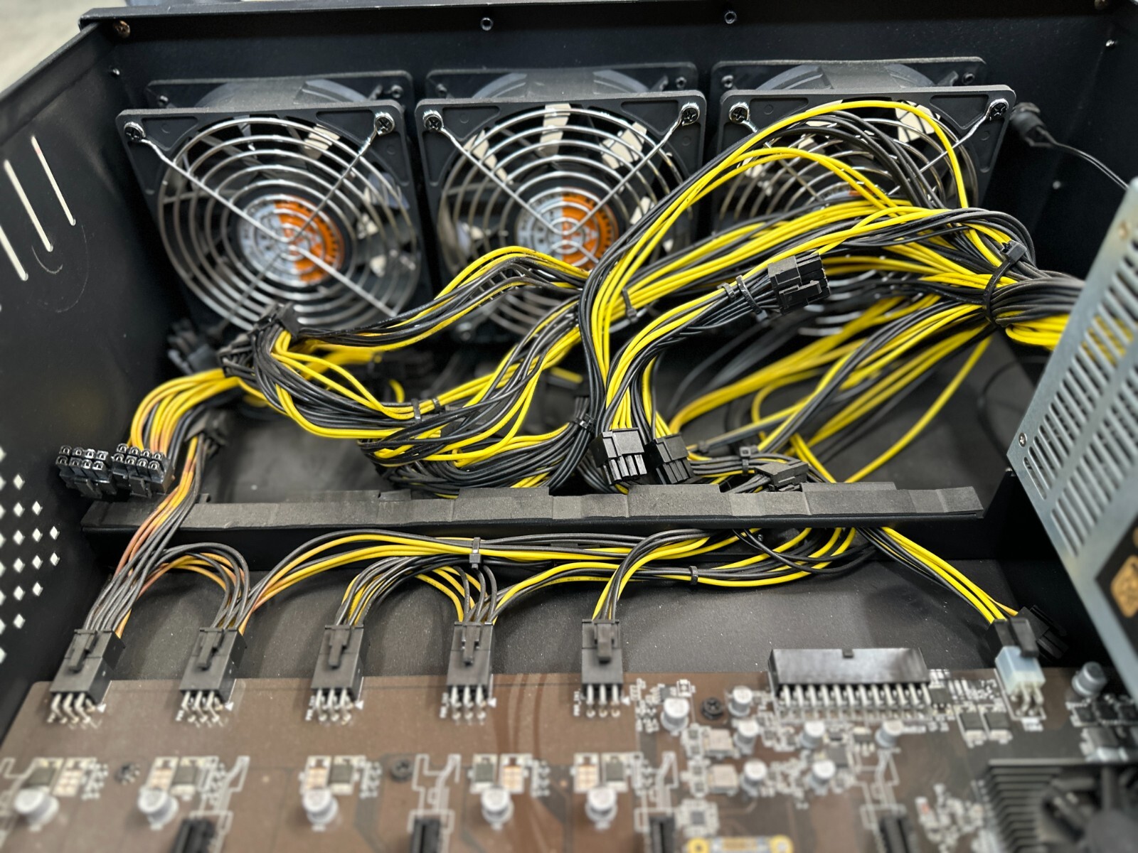 5-GPU 4U Server Mining Chassis 2300W PSU w/ Cables, CPU, RAM, SSD