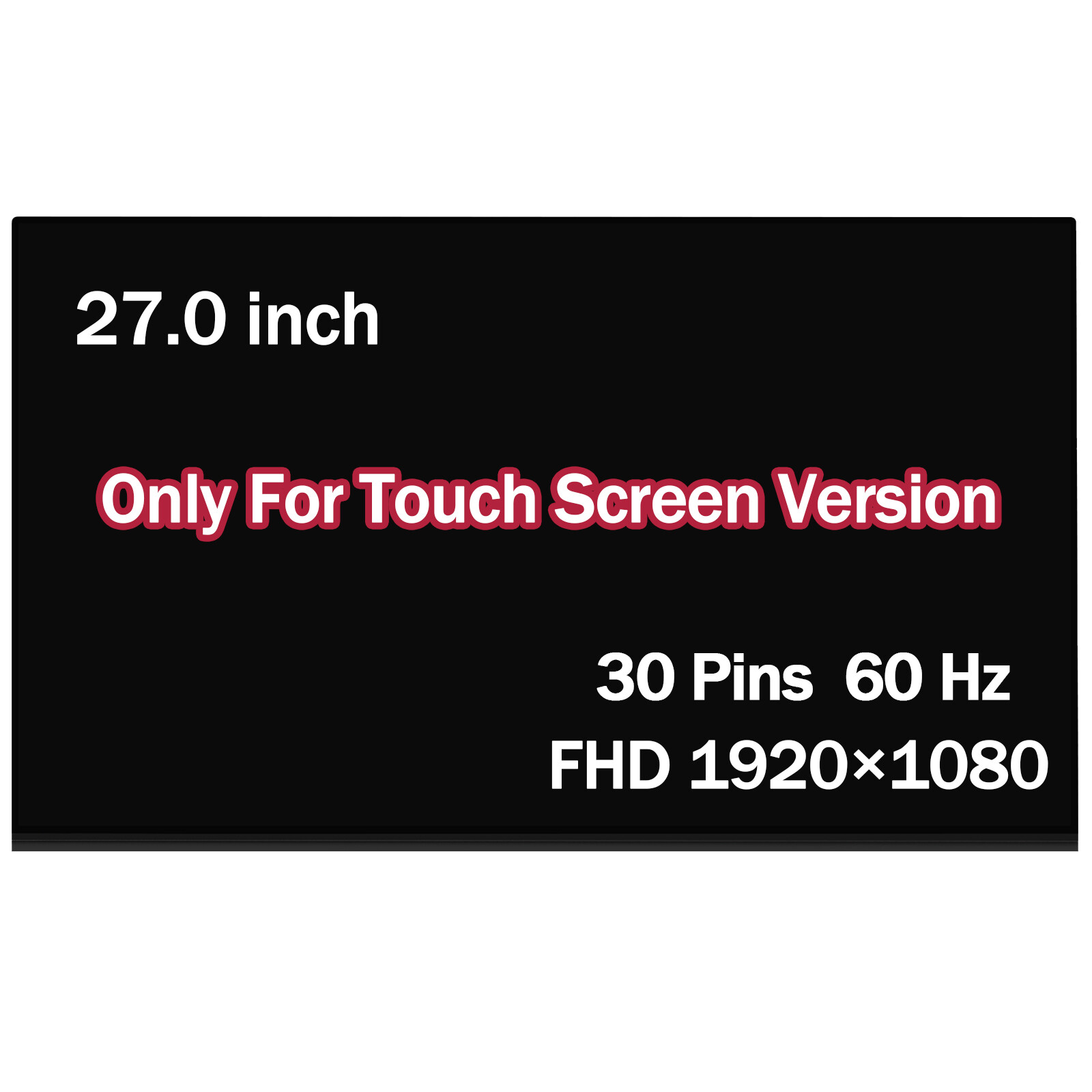 For HP 27-D 6091L-3989B Touch Screen LCD Display Panel Replacement FHD 1920×1080