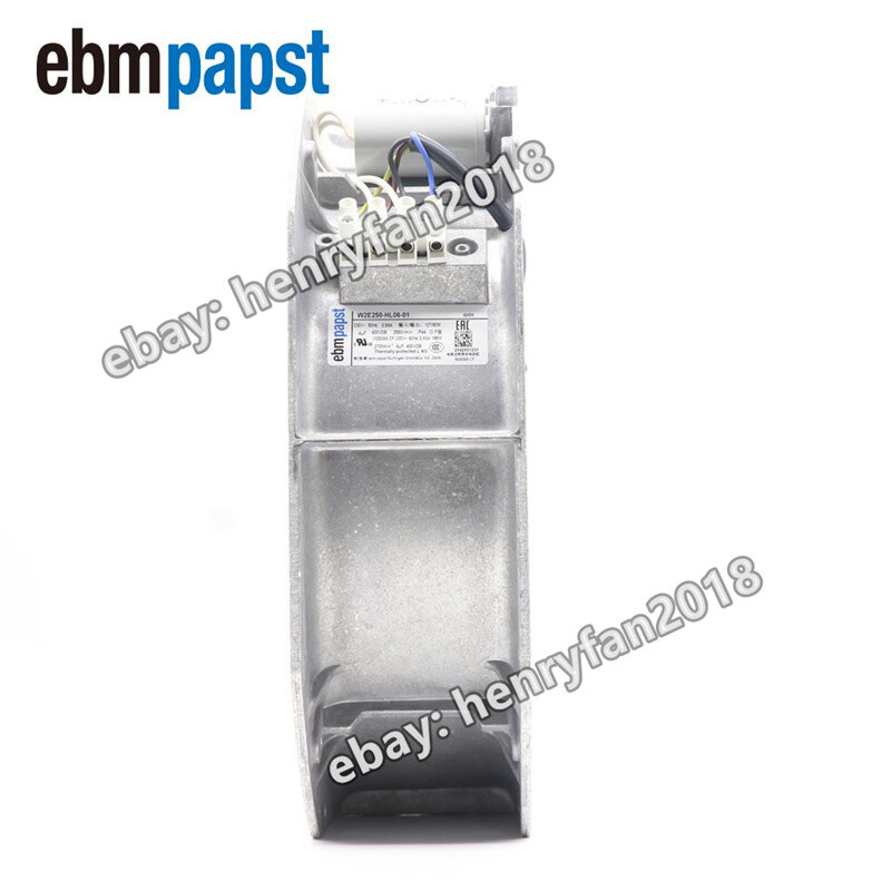 W2E250-HL06-01 230V 127W Ebmpapst Fan 2550/2700RPM Electric Control Cabinet Fan