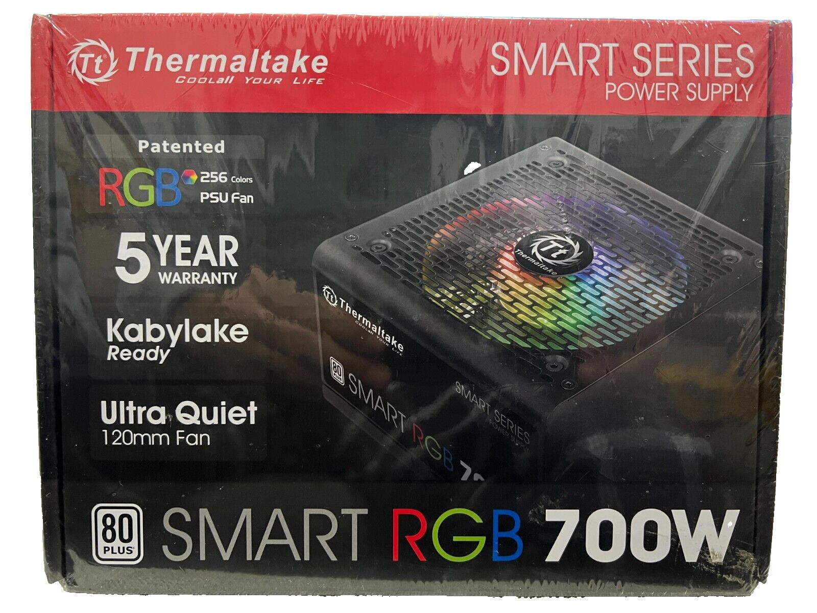 Thermaltake Smart RGB 80 Plus 700W Supply PS-SPR-0700NHFAWU-1 Power Supplies