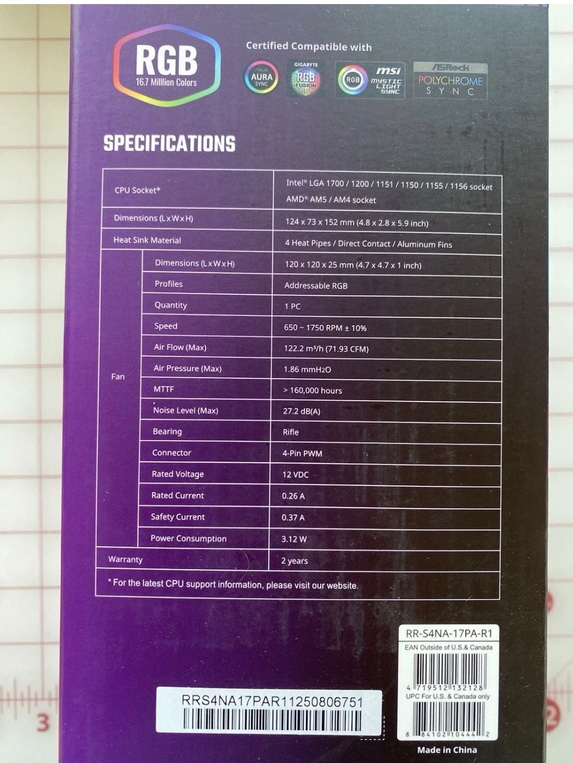 Cooler Master Hyper 212 Spectrum V3 CPU Air Cooler