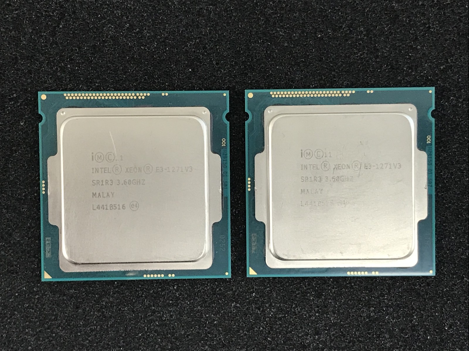 (Lot of 2) Intel Xeon E3-1271 V3 3.60GHz Quad-Core CPU SR1R3 – CPU448A