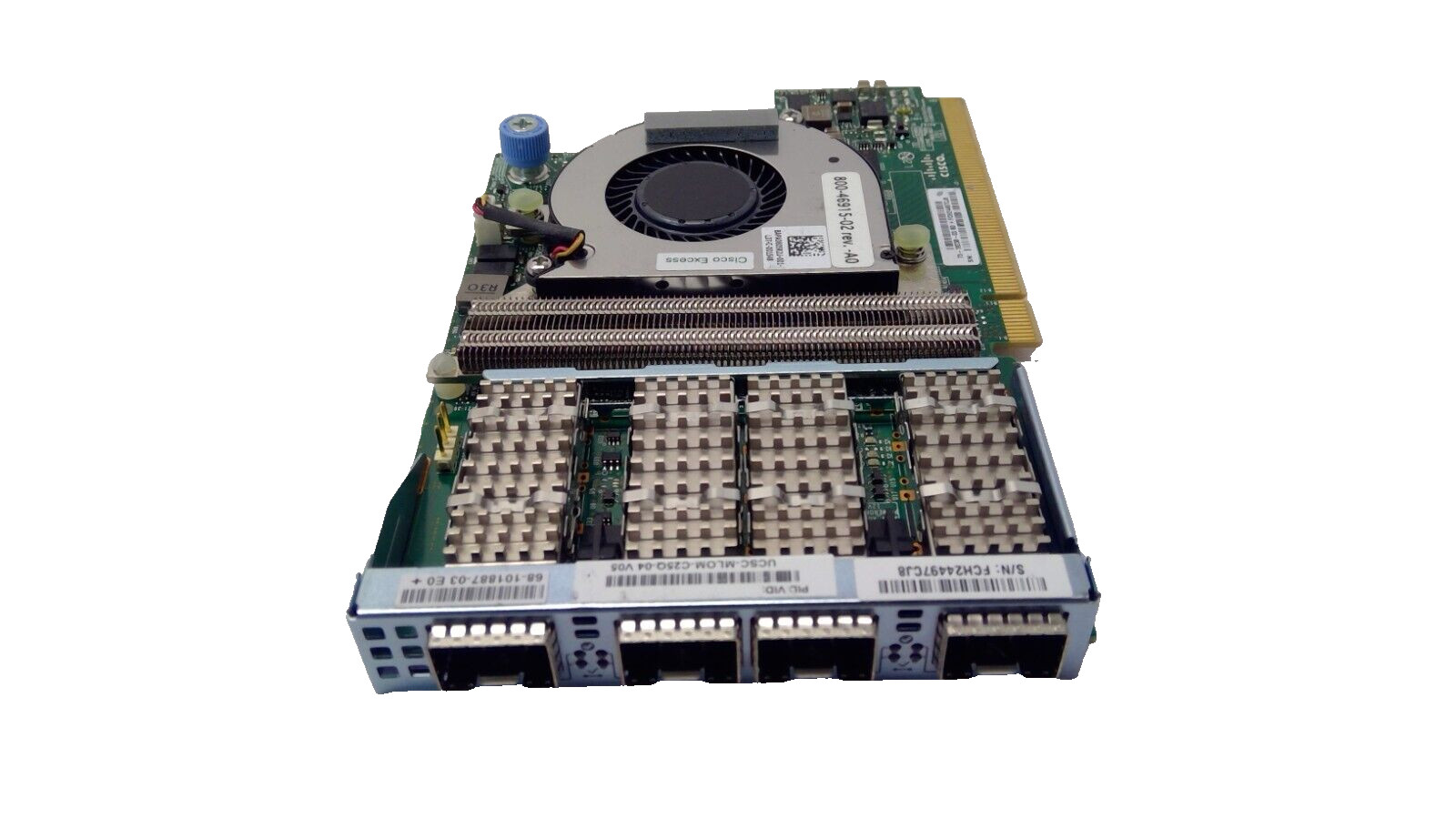Cisco Quad-Port 10GB / 25GB SFP28 PCIe Network Interface Card UCSC-MLOM-C25Q-04