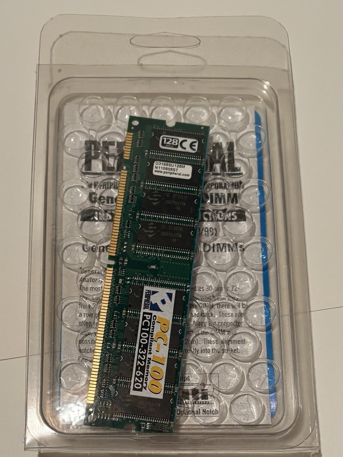 The Memory edge Memory Upgrade Peripheral PC-100 RAM 128MB