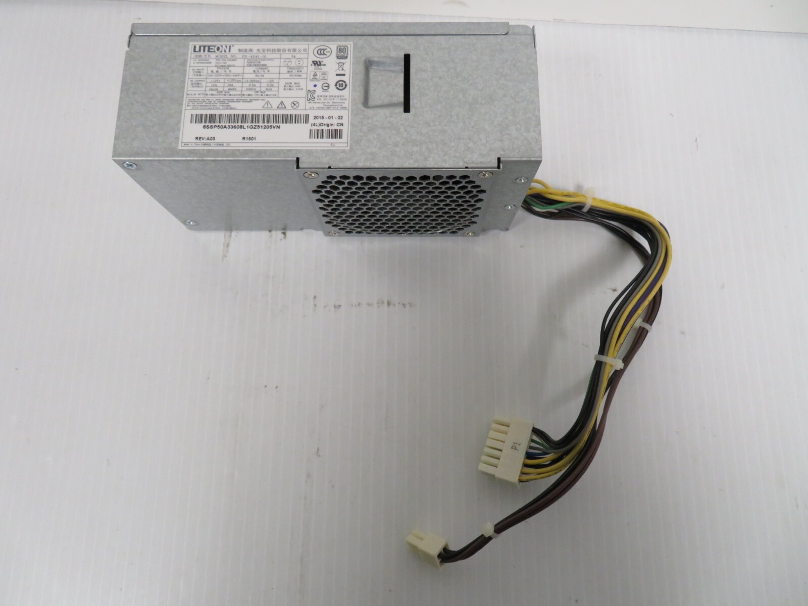 Lenovo ThinkCentre M73 M82 M93p 240w 14-Pin SFF Desktop Power Supply 54Y8921