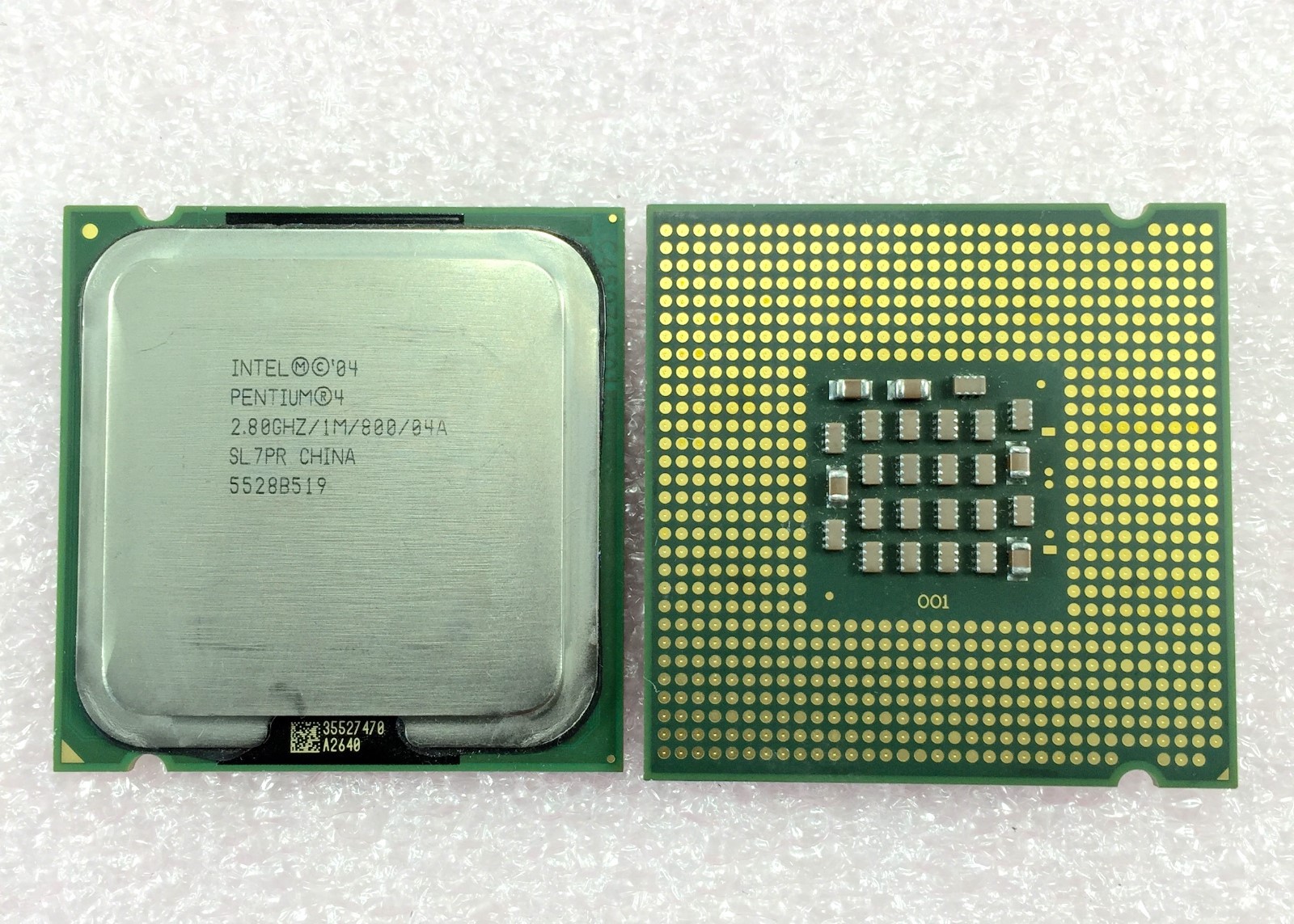 Intel Pentium 4 520J SL7PR 2.8GHz 1MB 800MHz LGA775 Prescott CPU Processor