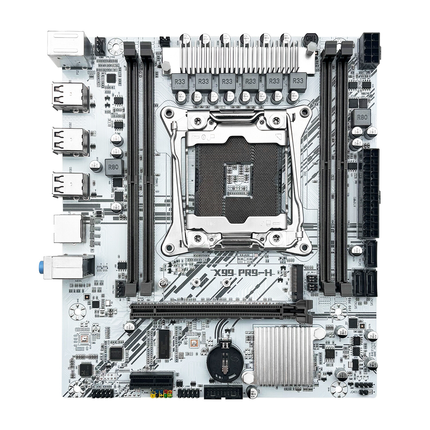 LGA 2011-3 X99 PR9 Gaming Motherboard For Intel XEON E5 V3 V4 4 DDR4 ECC REG RAM