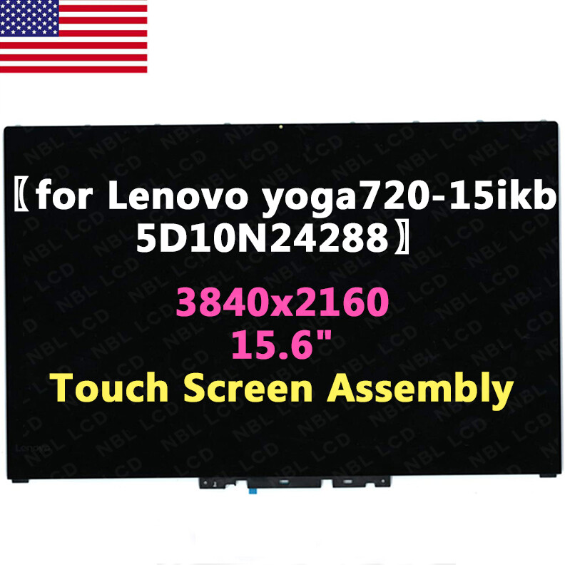 UHD 4K 15.6″ for Lenovo yoga 720-15IKB 5D10N24288 LCD Touch Screen Assembly