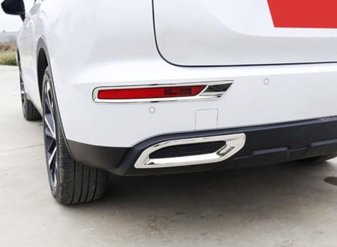 Car Accessories Compatible with Mitsubishi New Outlander Glossy Chrome Style
