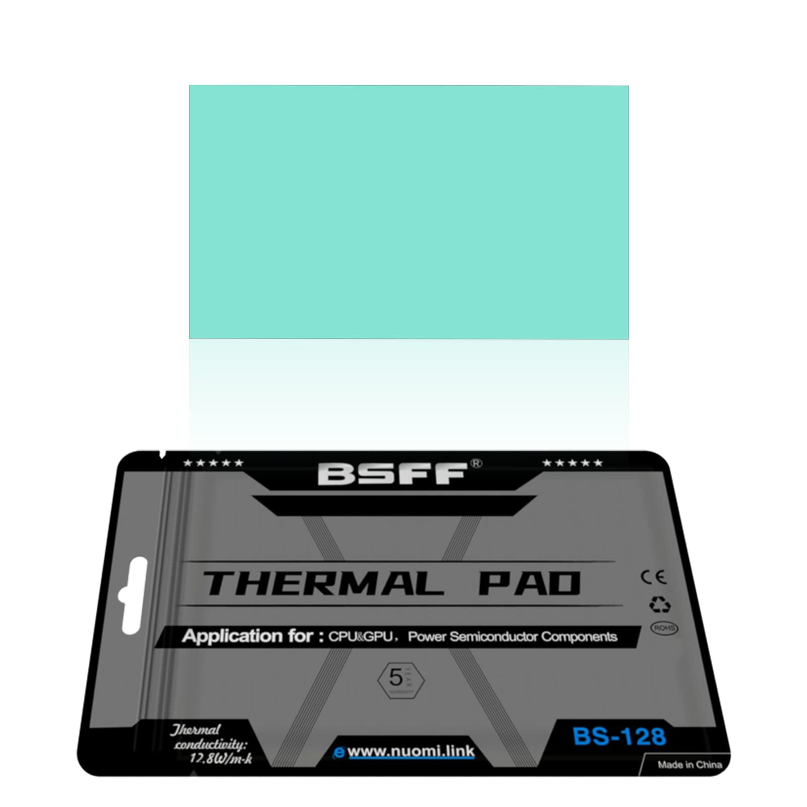 Thermal Pad, Silicone Thermal Pads 80x40x3mm, for Laptop Heatsink/GPU/CPU/Coo…