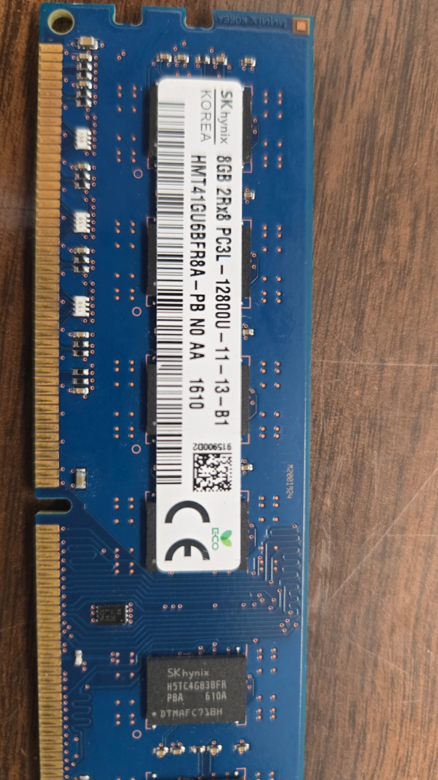 SK Hynix 8GB DDR3-1600 PC3L-12800U PC Memory RAM FREE SHIPPING