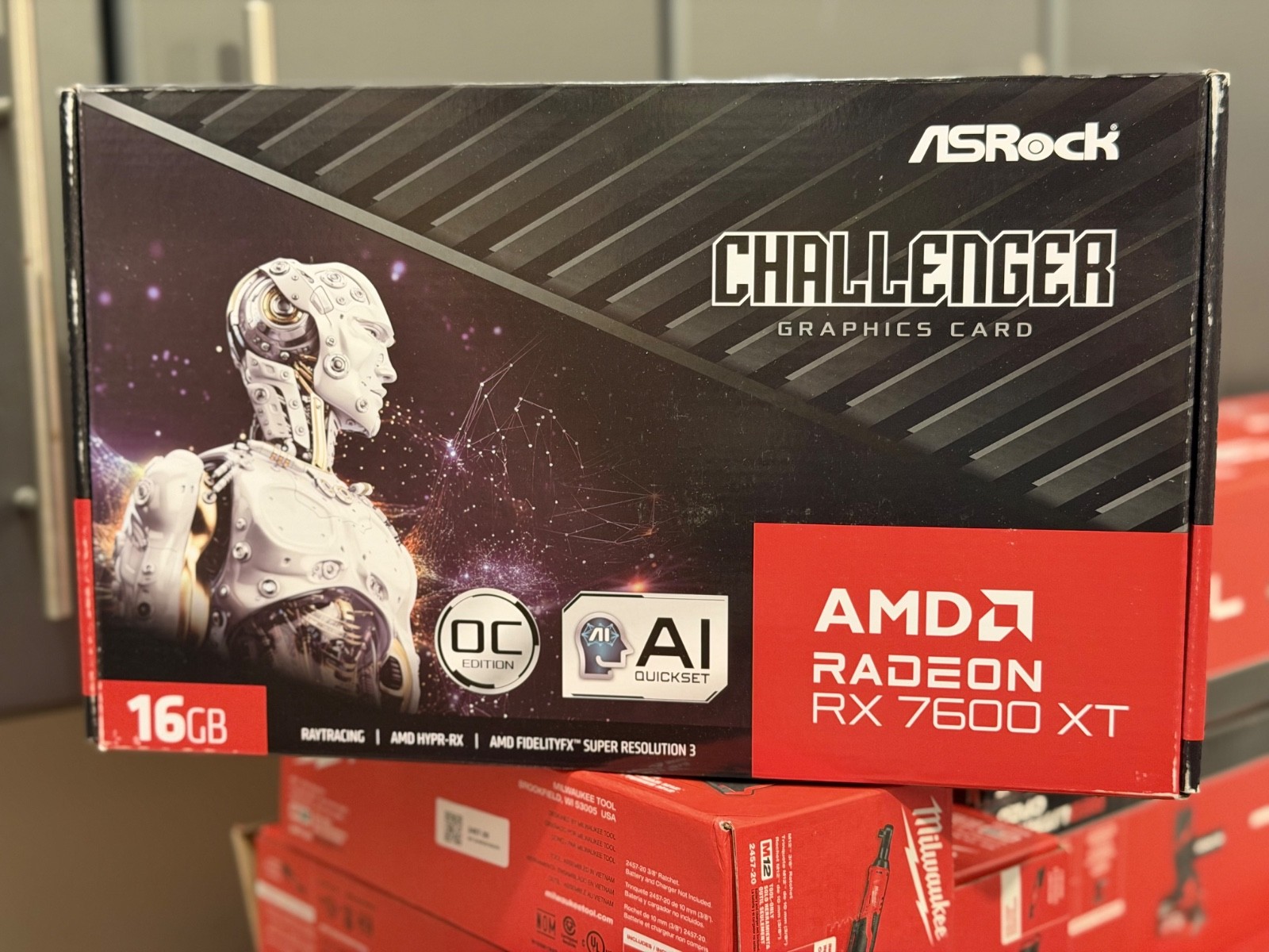 NEW ASRock AMD Radeon RX 7600 XT 16GB Challenger OC GPU Graphics Card