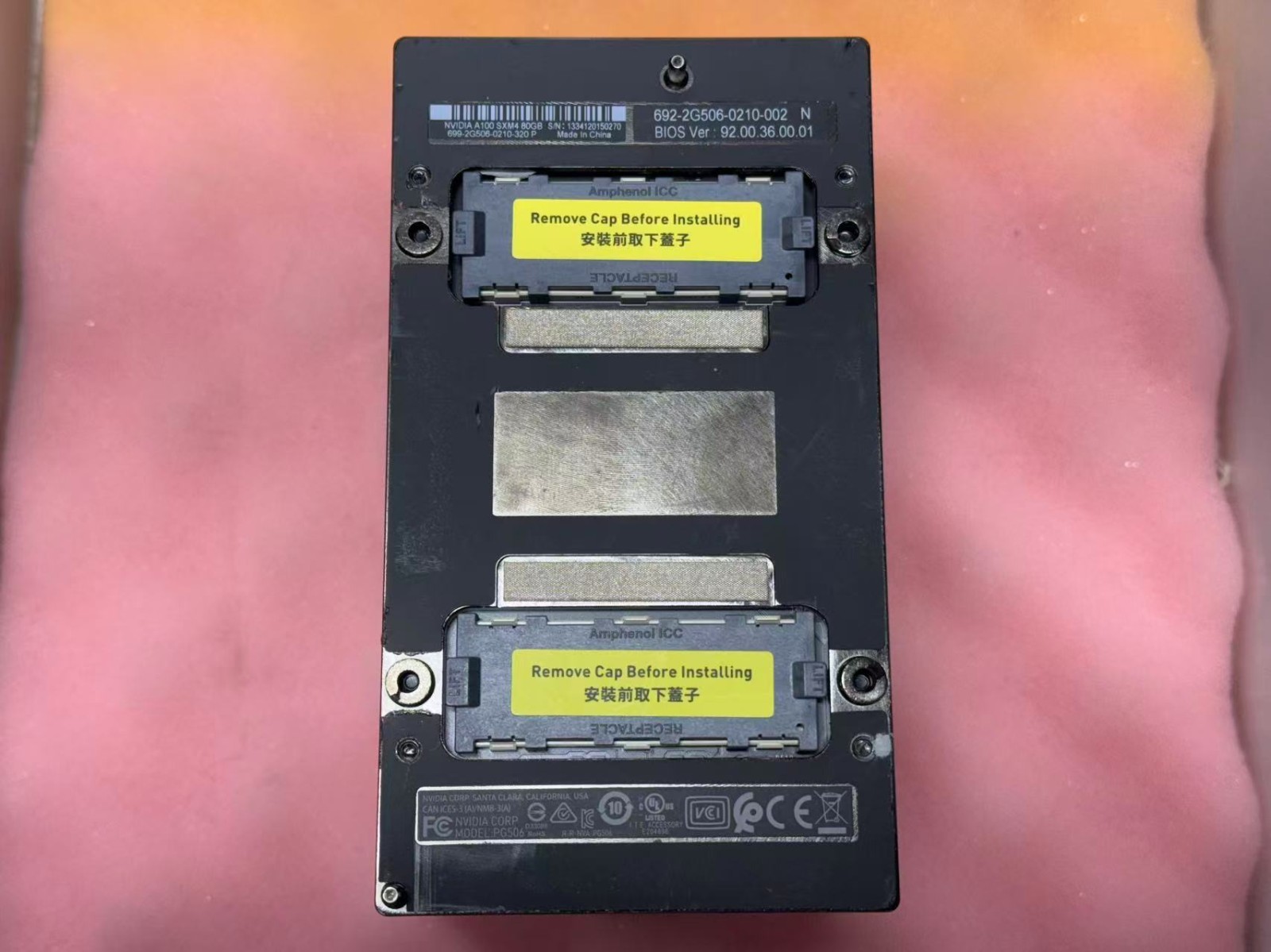 Nvidia A100 80GB SXM4 AI GPU 699-2G506-0210-320 Accelerator Tensor W/ Heatsink