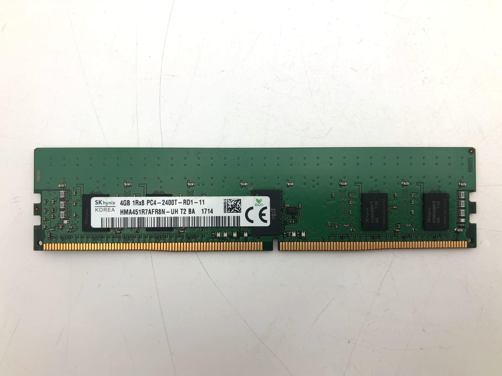 SK hynix 4GB DDR4-PC4-19200R (DDR4-2400) ECC RDIMM RAM HMA451R7AFR8N-UH