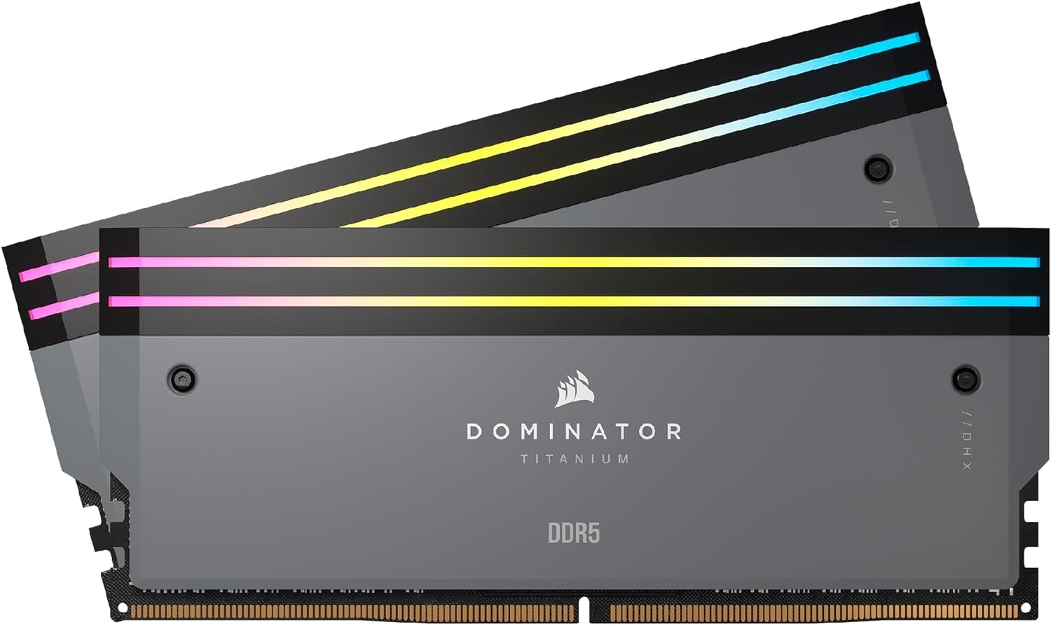 Corsair DOMINATOR TITANIUM RGB DDR5 32GB (2x16GB) 6000MHz CL30 Memory – Gray