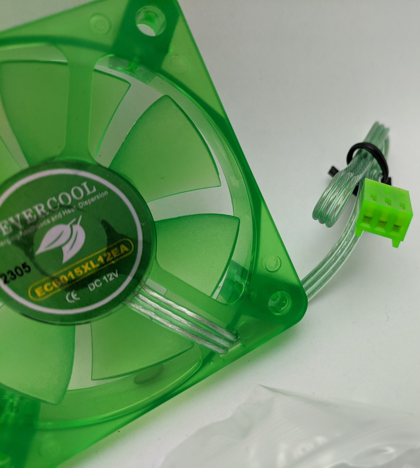 2-Pack NEW Evercool 60mm x 15mm 3-pin 12V Quiet 18.2dBA RoHS PC Case Cooling Fan